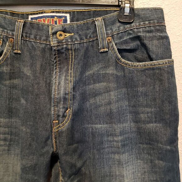 Vintage LEVIS Jeans Low Boot Cut 527 W36 L32 - Picture 8 of 9